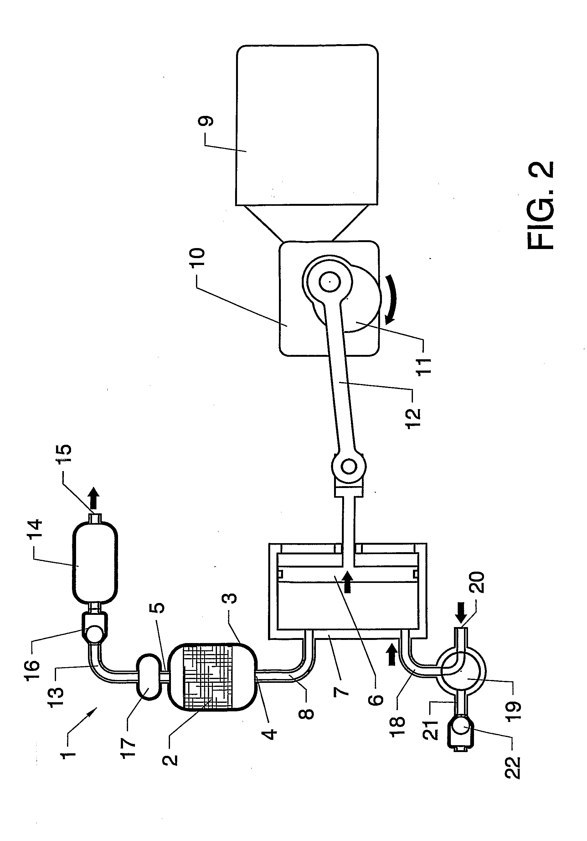 Vacuum pressure swing absorption system and method