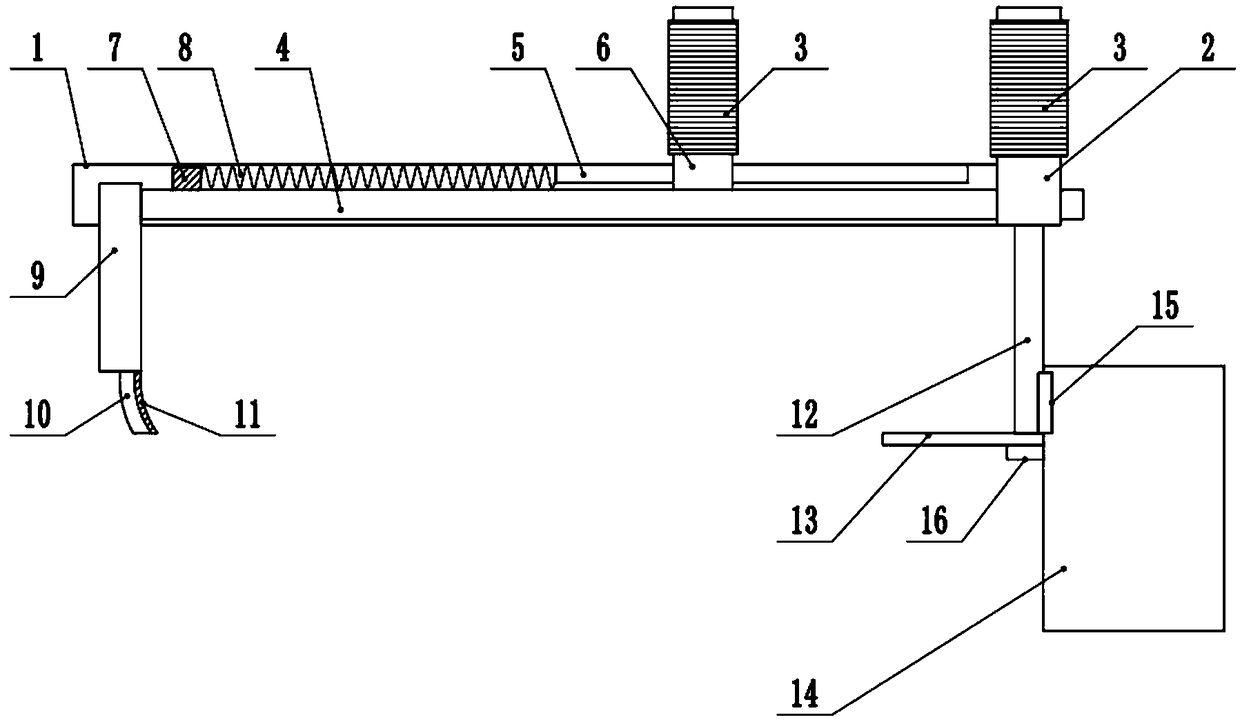 A copper wire end cleaning device for motor winding cutting