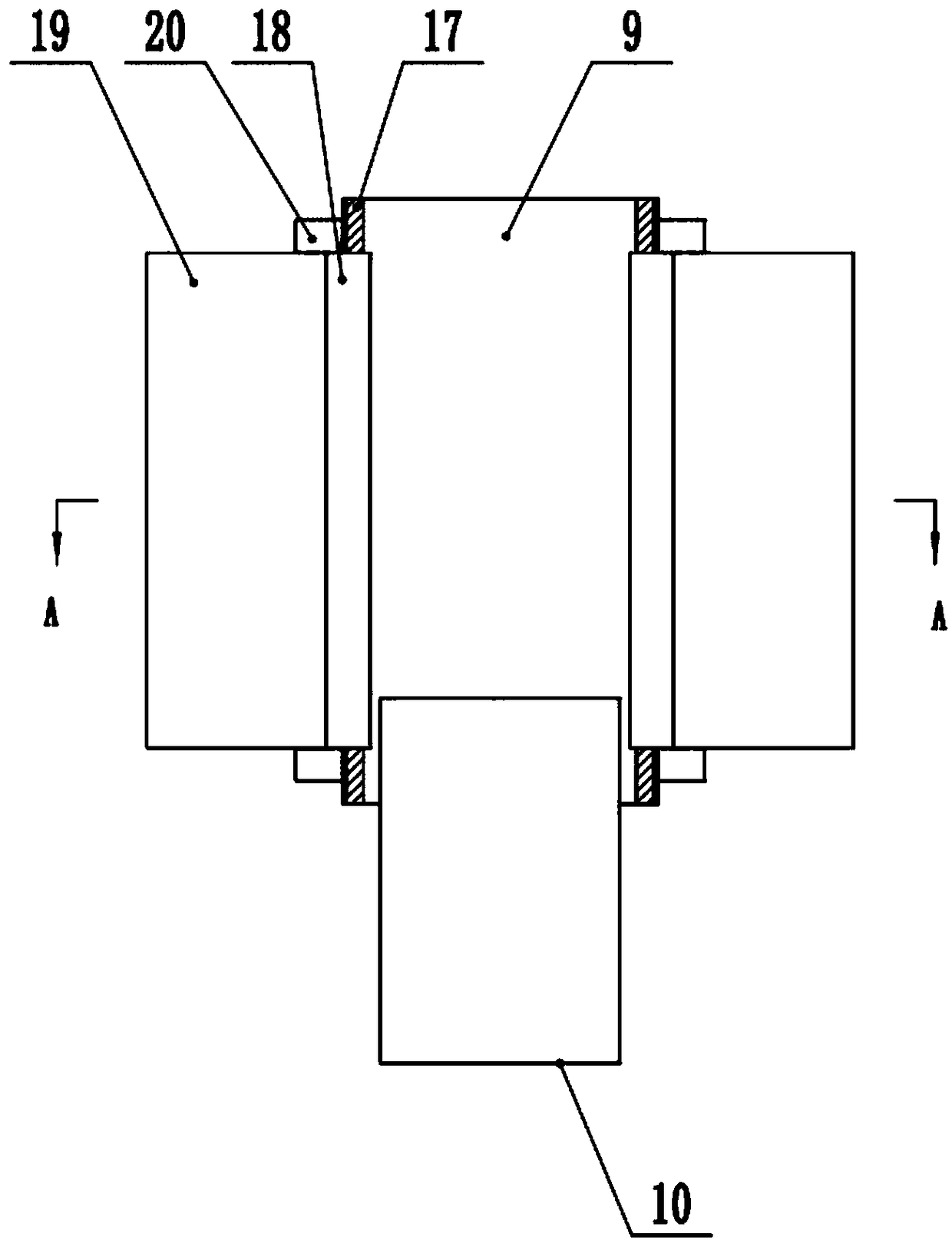 A copper wire end cleaning device for motor winding cutting