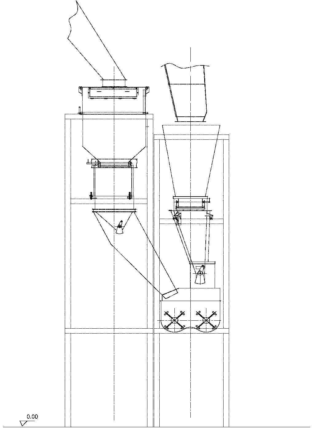 Forced intermittent special mixing apparatus for asphalt mixture regeneration