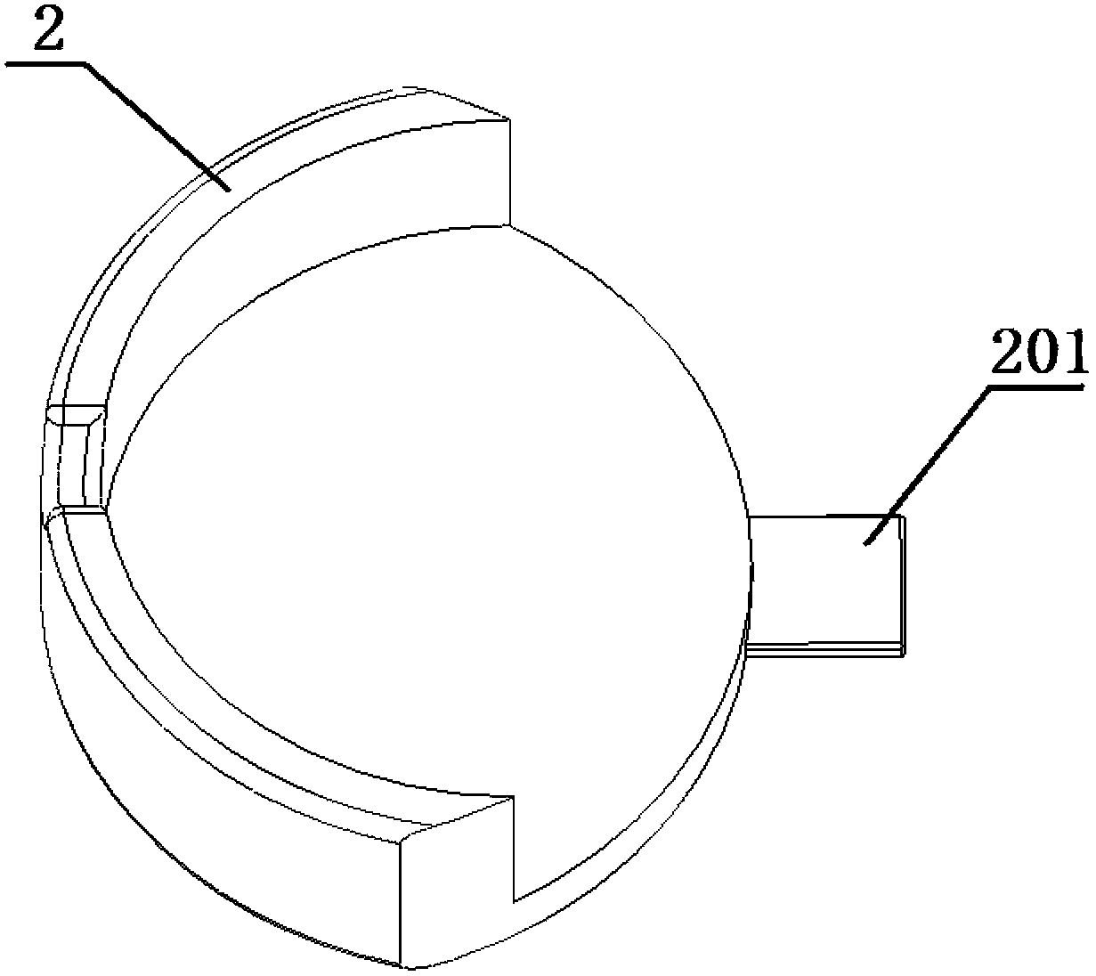 Novel glass ashtray