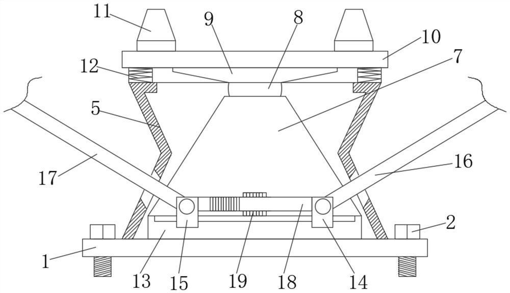 Bridge pier anti-overturning structure