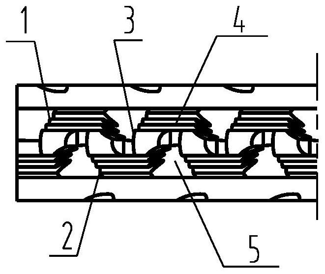 Staggered-tooth three-edge broach