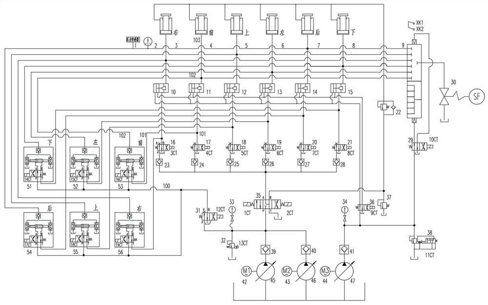 A Synchronous Control Method for Hydraulic Cylinders of Six-sided Top Press