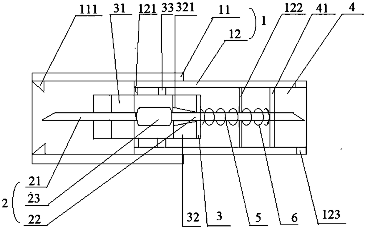 A pin-type positive pressure infusion connector