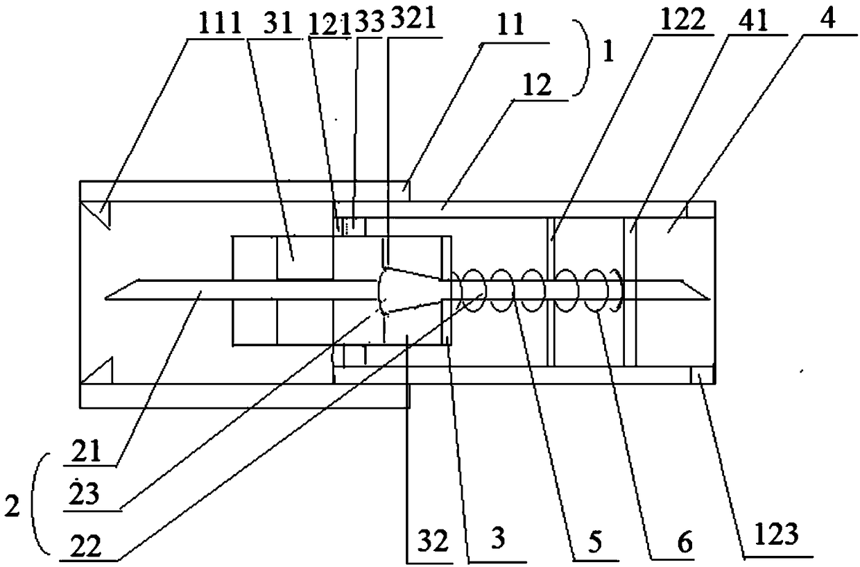 A pin-type positive pressure infusion connector