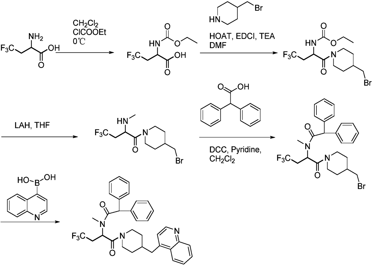4-(quinoline-4-methyl)piperidine amide compound and application thereof to plant nematodes diseases