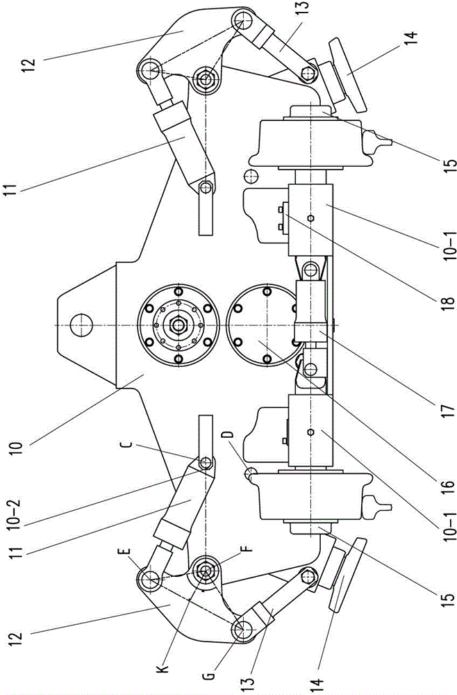 Meter gage stabilizing device