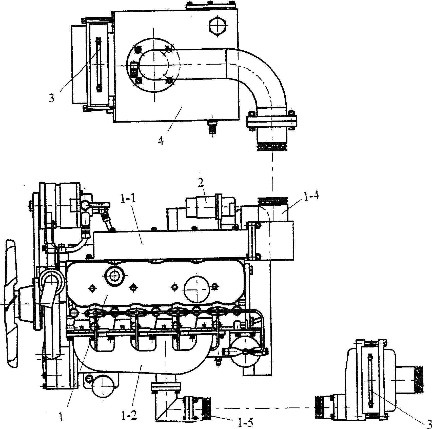 Explosion-proof diesel engine