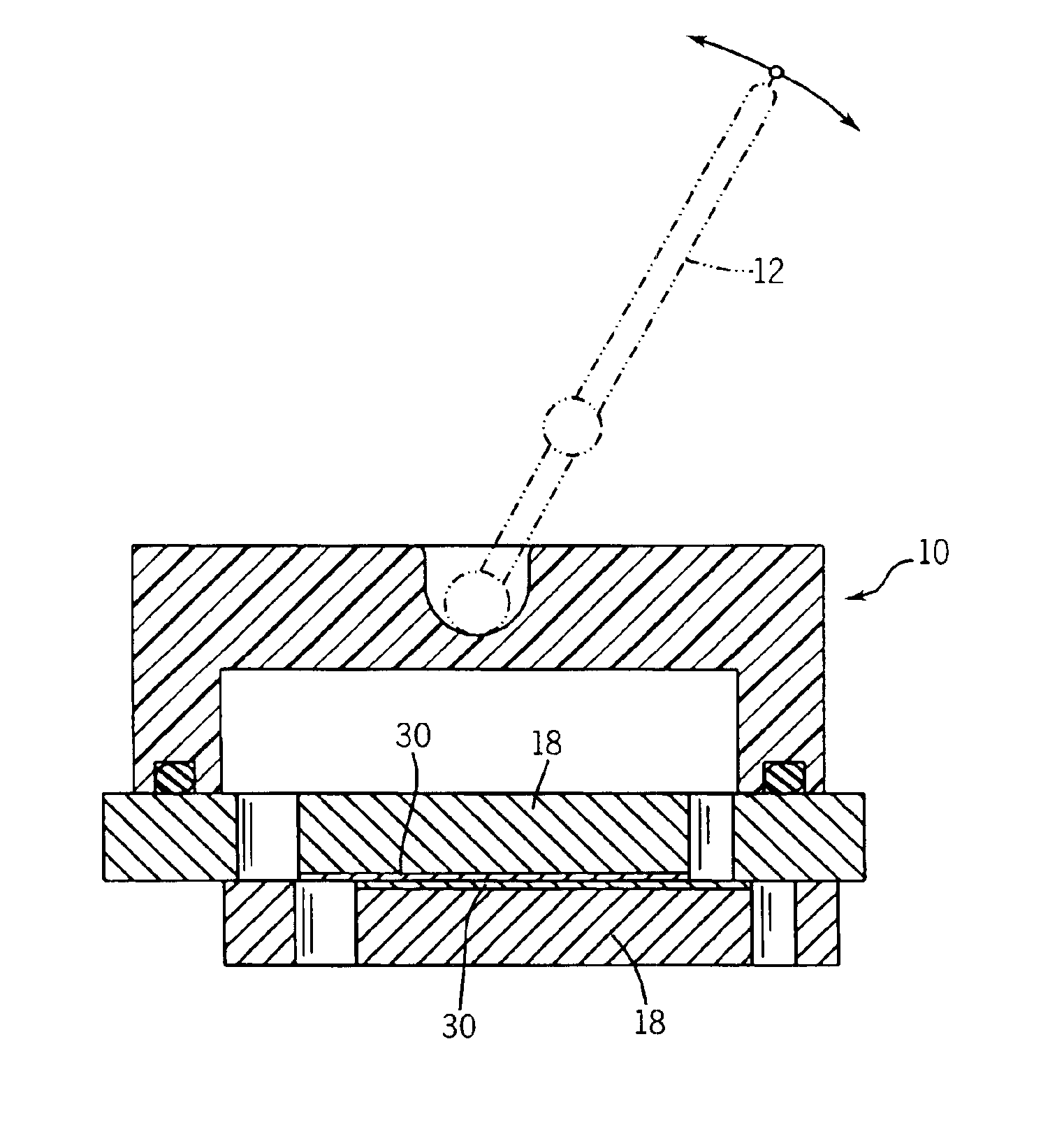 Valve component with multiple surface layers