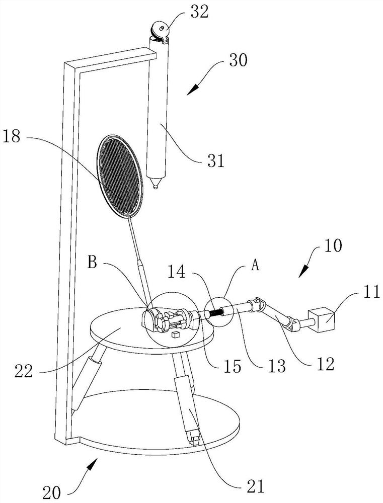 A transmitter for badminton training