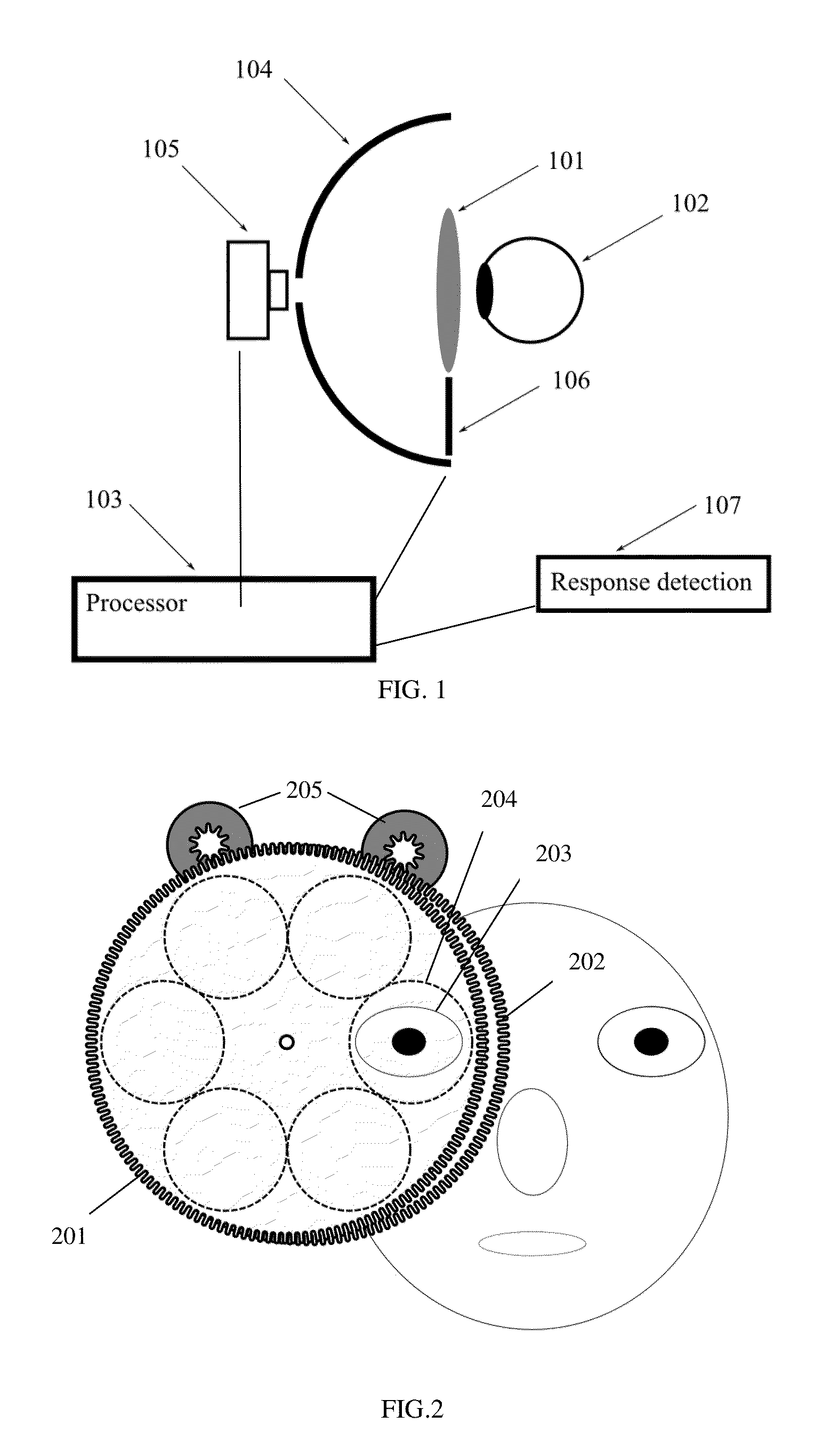 Systems and methods for refractive correction in visual field testing