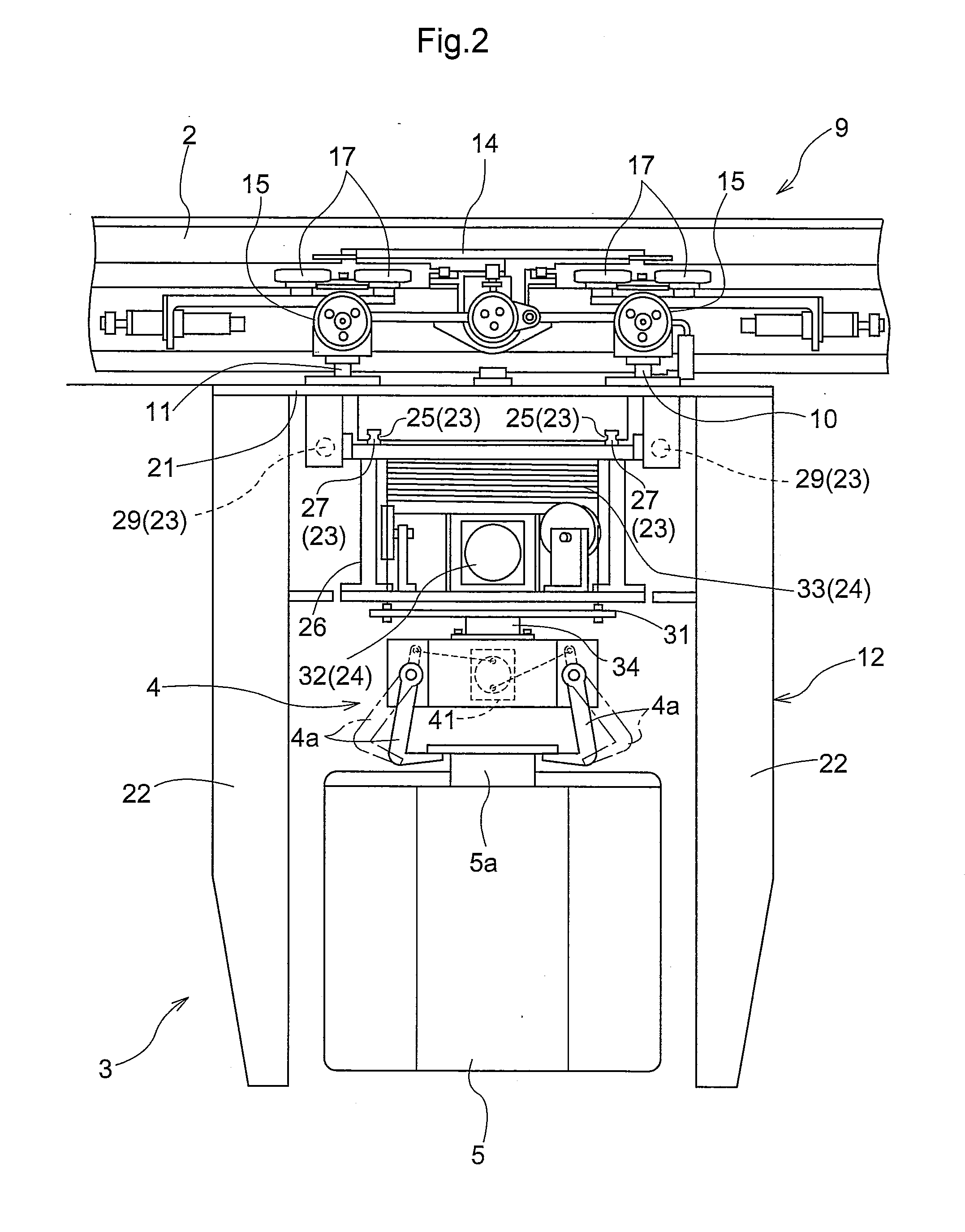 Learning Device and Learning Method for Article Transport Facility