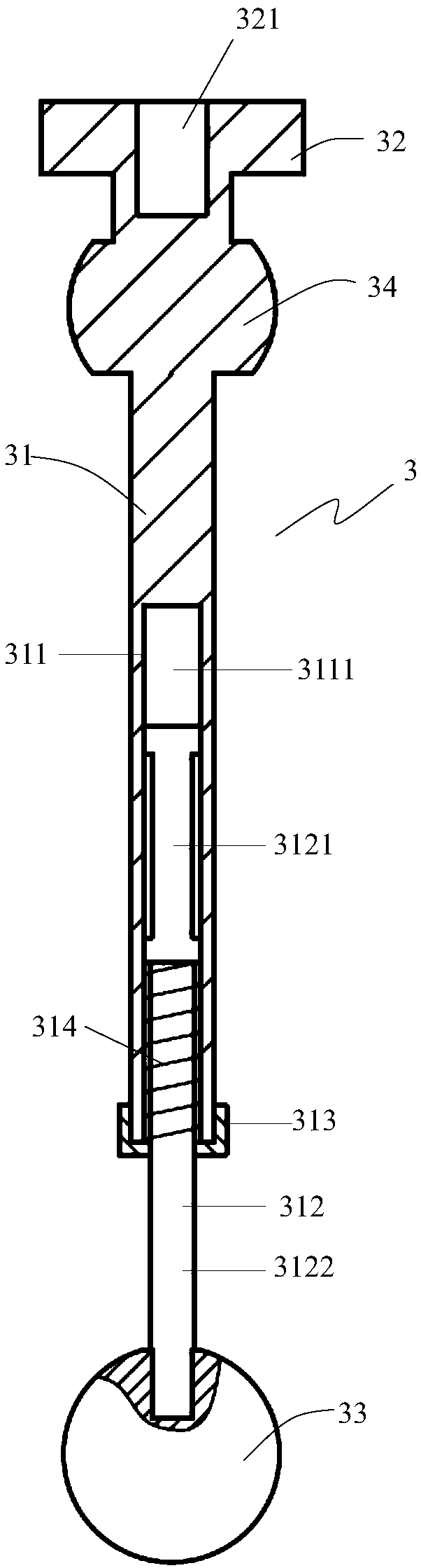 A self-leveling tripod