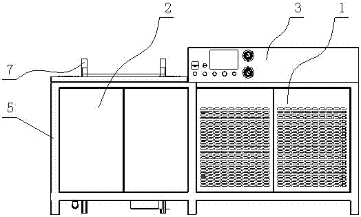 Elevating light-degree freezing machine