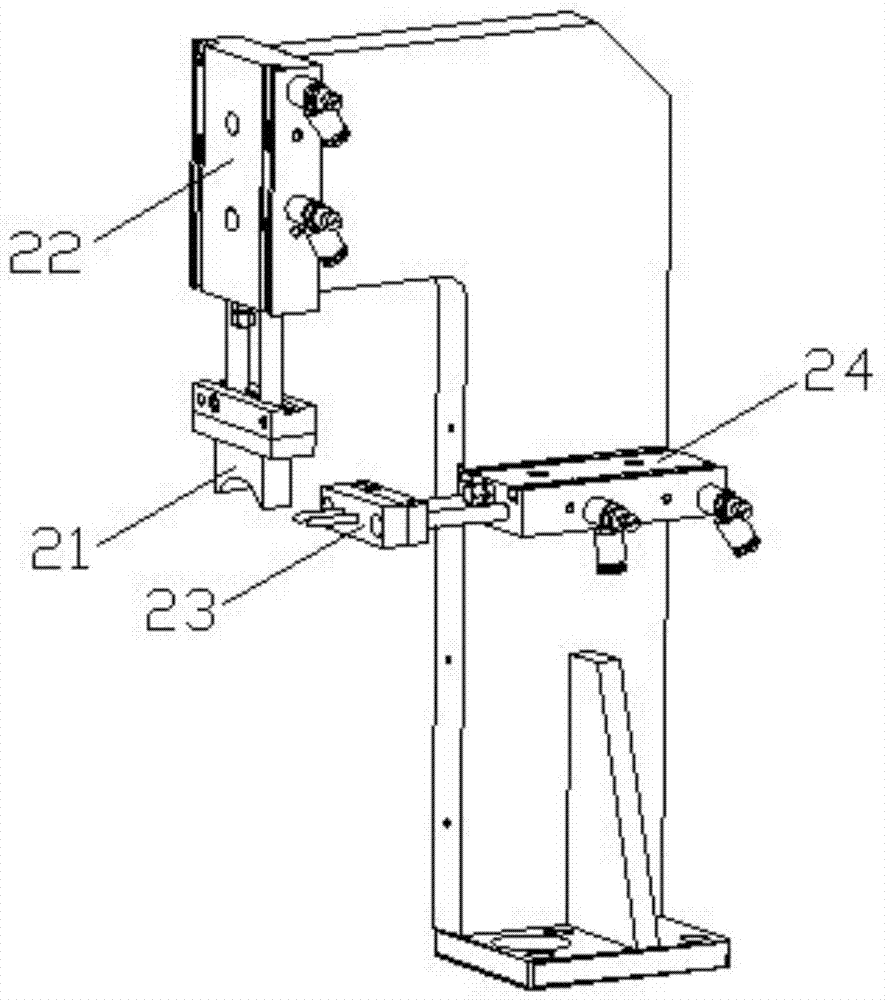 Hole position detection device for full-automatic tapping machine