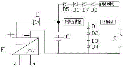 Mobile combined type direct-current power supply terminal