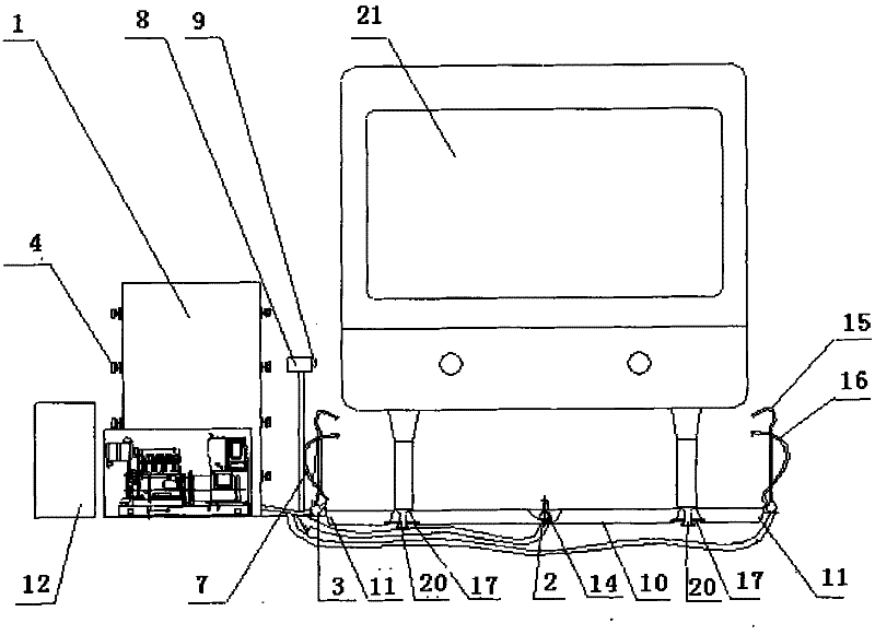 train deicing device