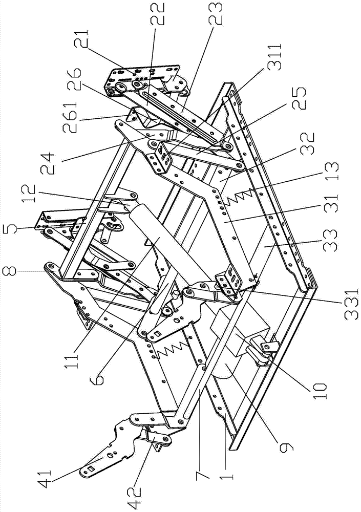 Seat and electromechanical stretching device
