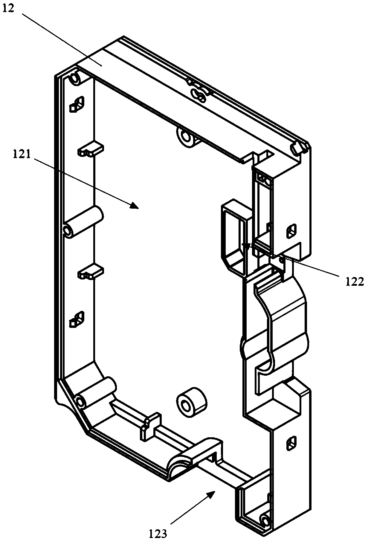 Industrial input/output device with movable connector