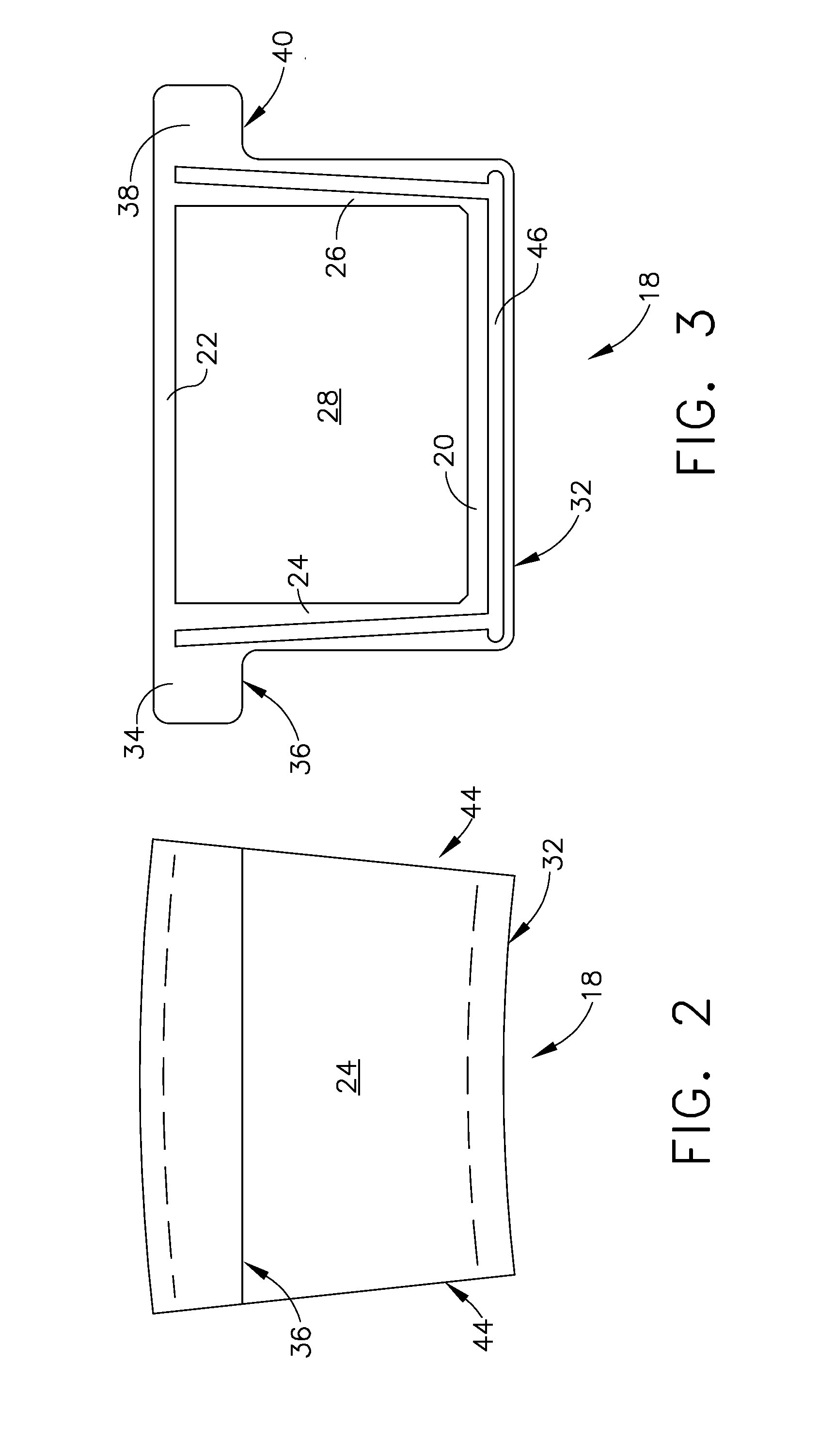 Chordal mounting arrangement for low-ductility turbine shroud