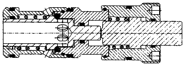 Main liquid inlet manual control valve provided with rapidly-replaced filter element
