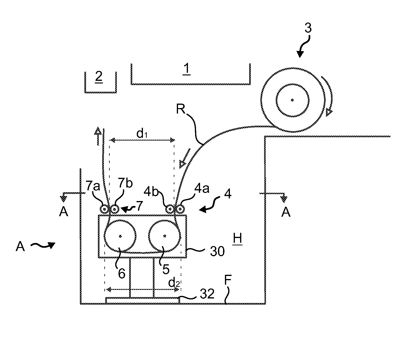 Arrangement and method