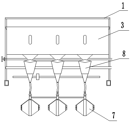 Small-sized seed furrow sowing method and equipment