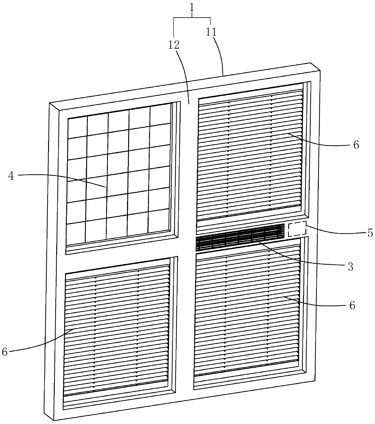 Window with good ventilation performance