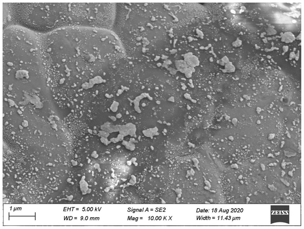 Preparation method of powder containing nano-antibacterial elements