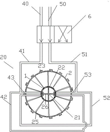 Liquid discharging device provided with ball thrust bearing and liquid storage tank