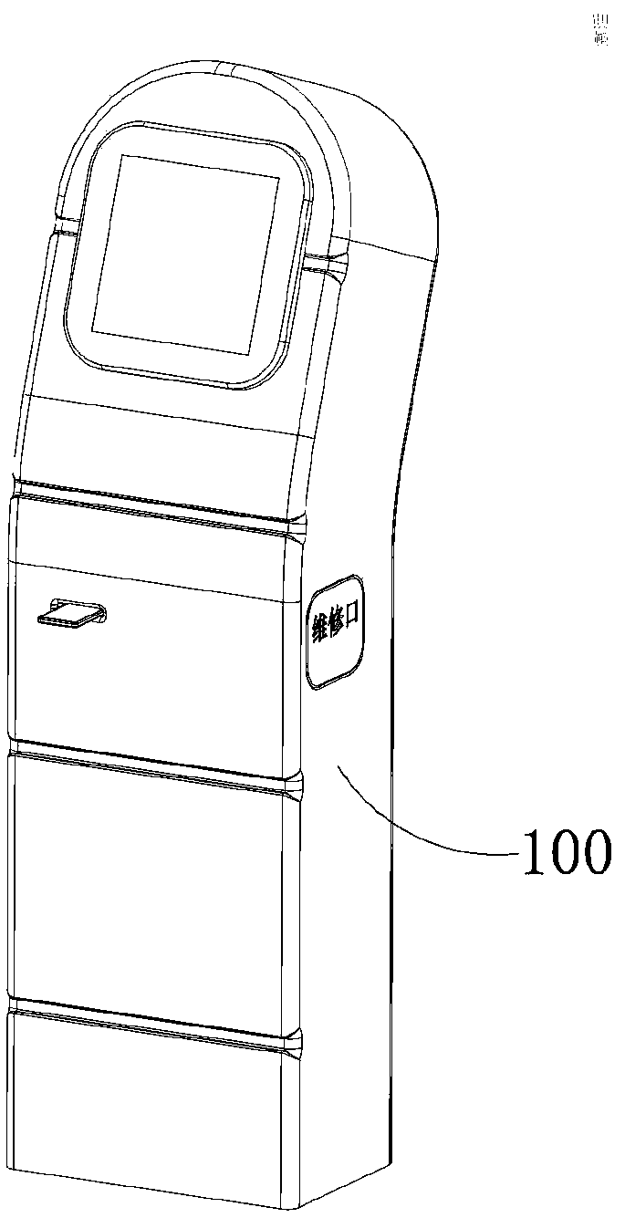 A rotary automatic docking mobile phone charging station applied to shared charging of mobile phones