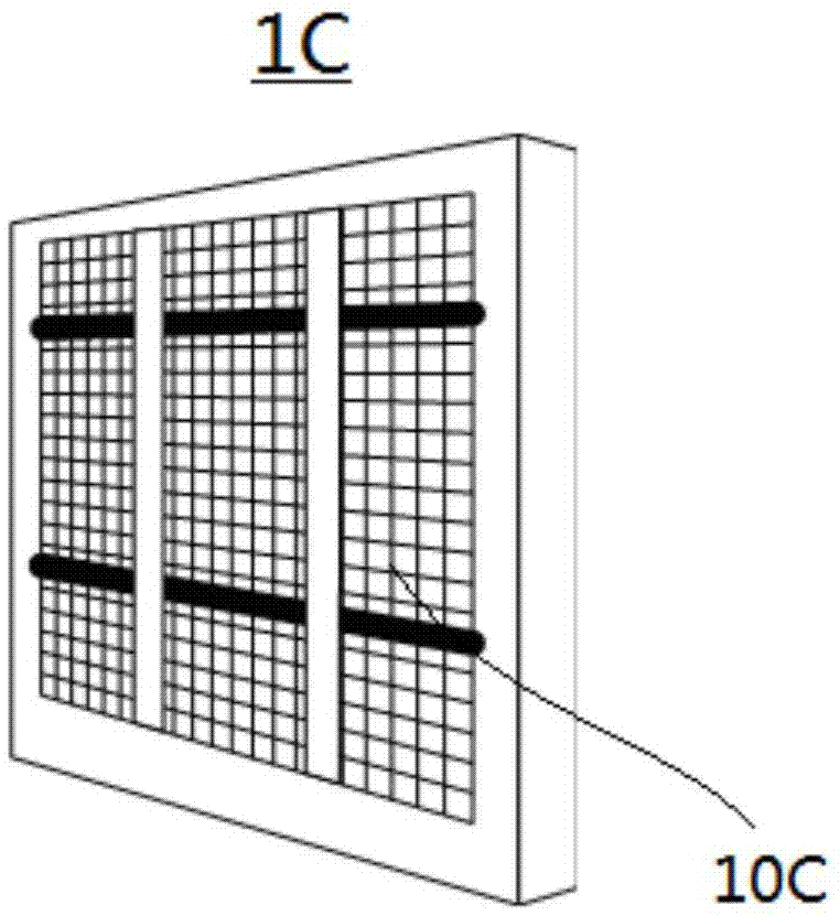 Photocatalyst honeycomb subassembly, and photocatalyst purifier