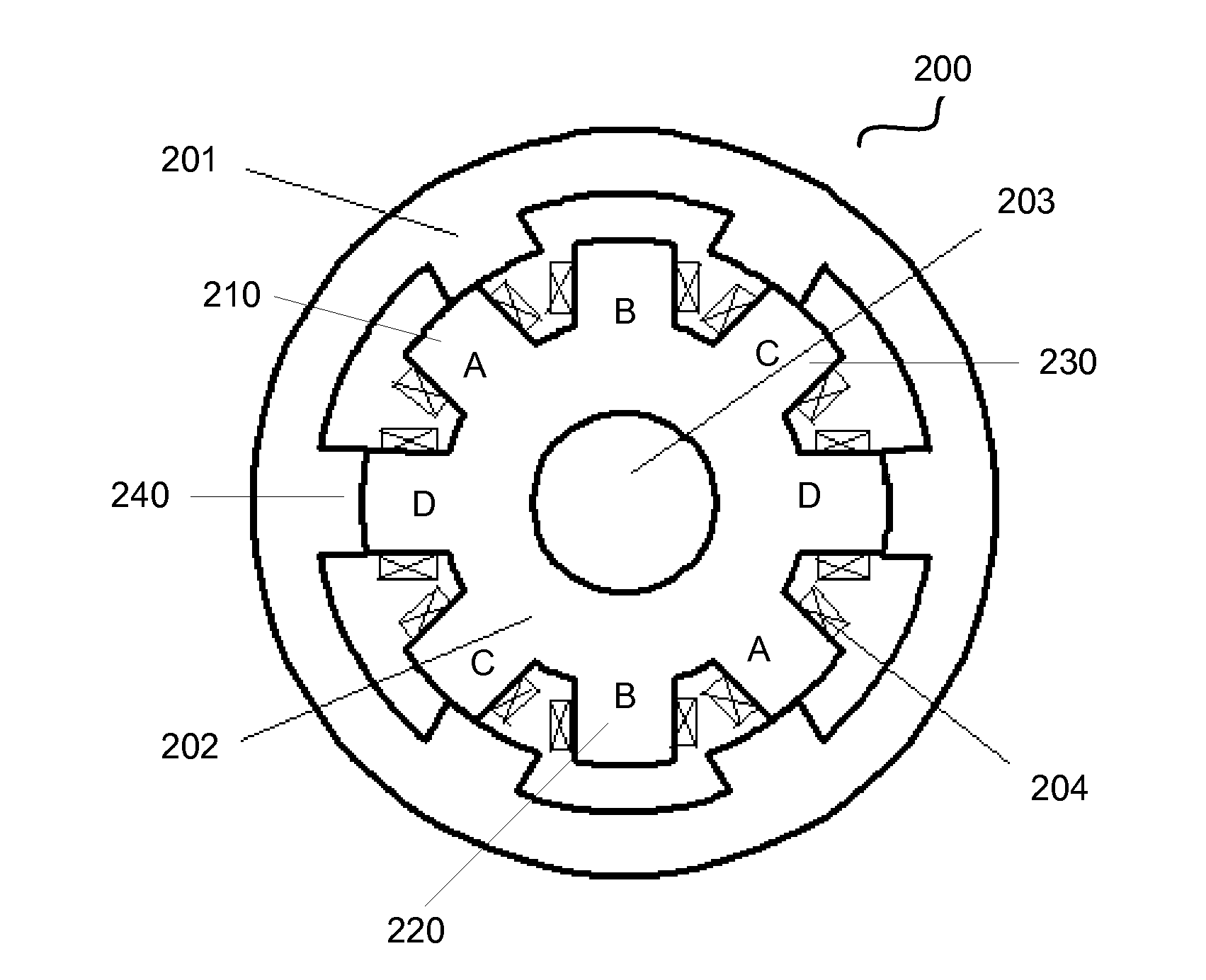 In-wheel switched reluctance motor drive