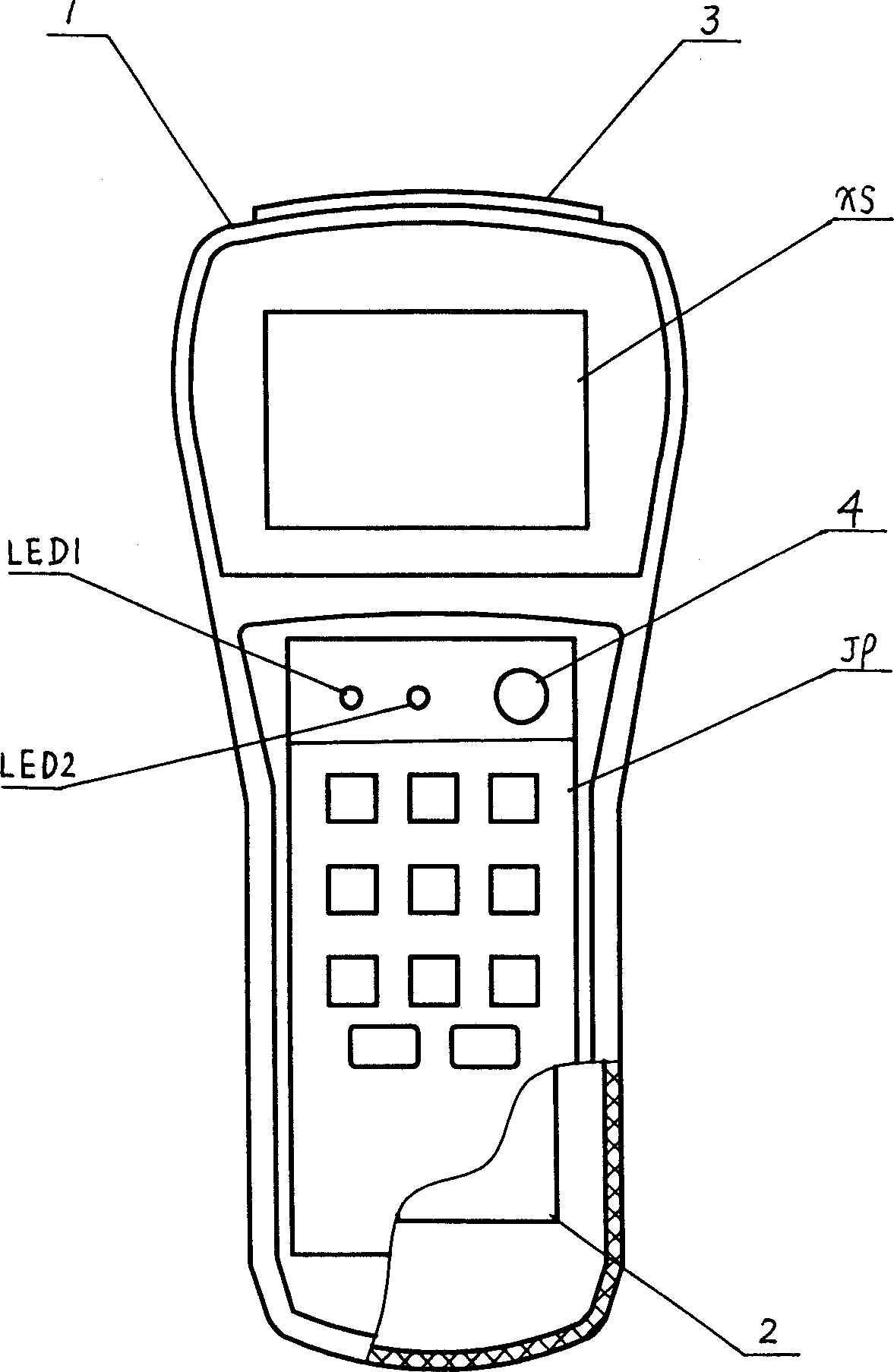 Hand-held machine for logistic management