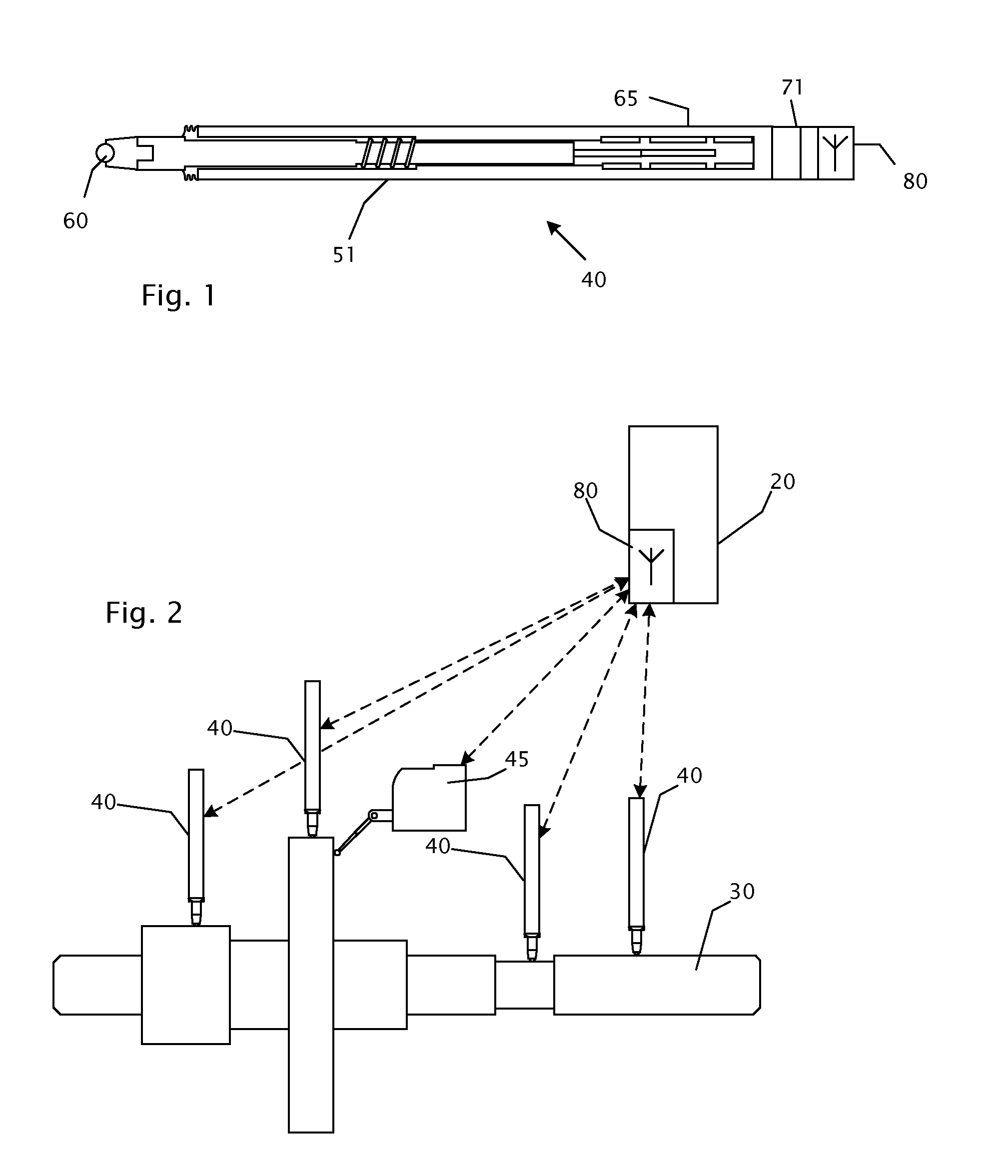 Device for measuring dimensions