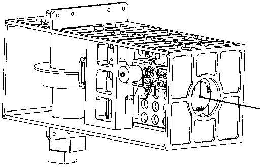 A composite tether retracting device for measuring attitude angle and tension of space tether assembly