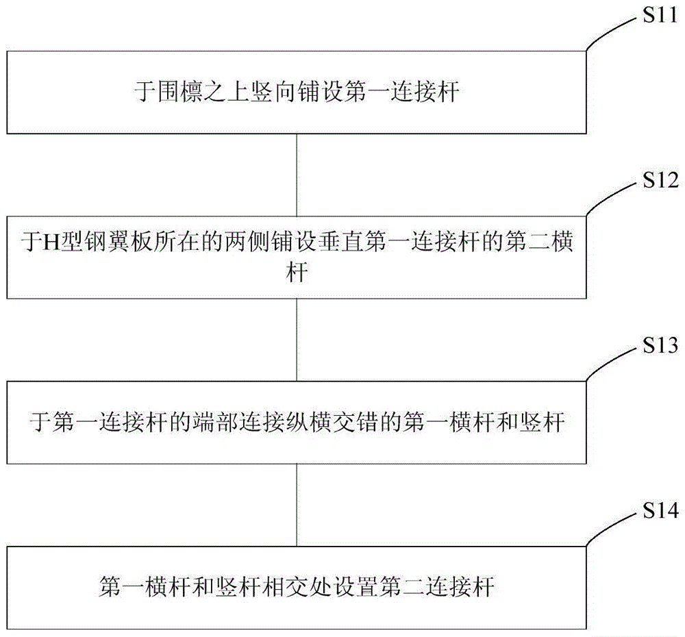 Suspended single-row scaffolding and its construction method