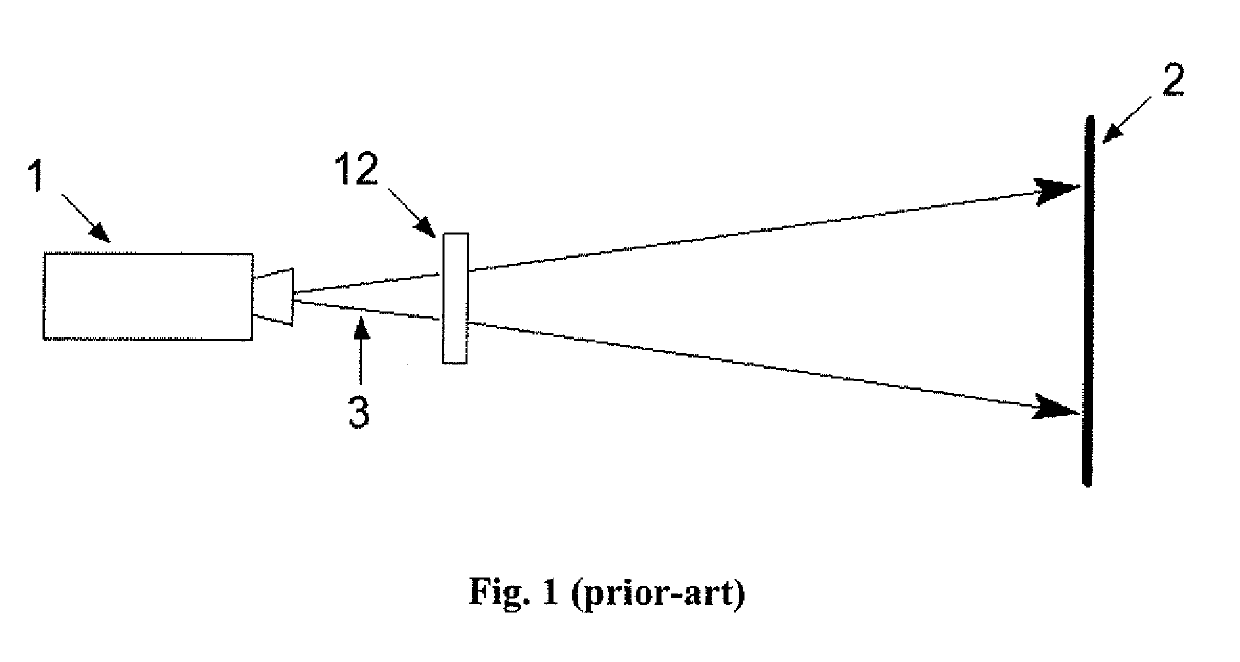 Stereoscopic three dimensional projection system with short throw ratio