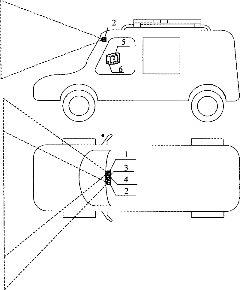 Active safety type assistant driving method based on stereoscopic vision