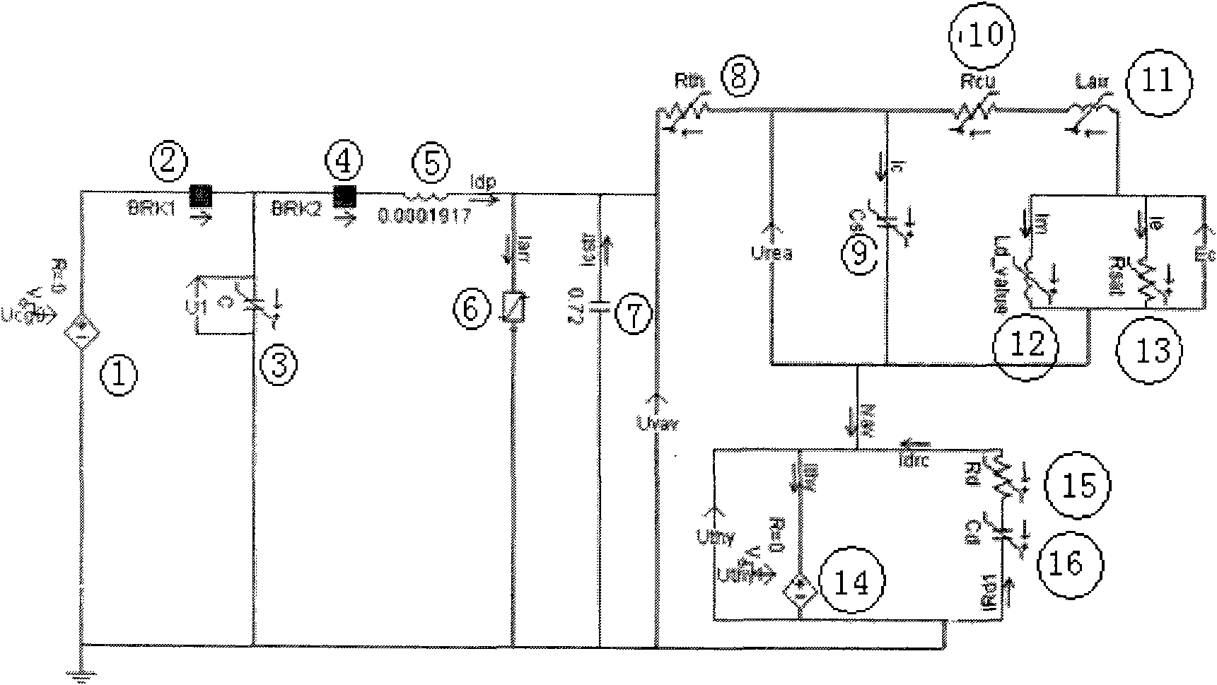 Method for analyzing performance of saturation reactor for converter valve under the condition of switching on thyristor