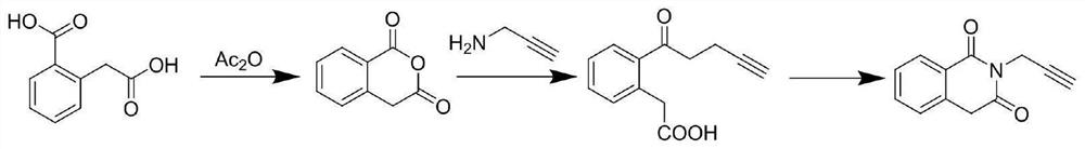 Preparation method of N-propyl-2-alkynyl phthalimide