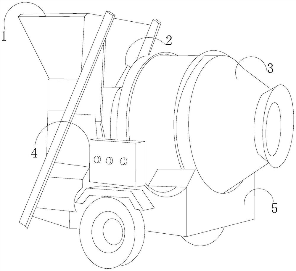 Full-automatic concrete mixer