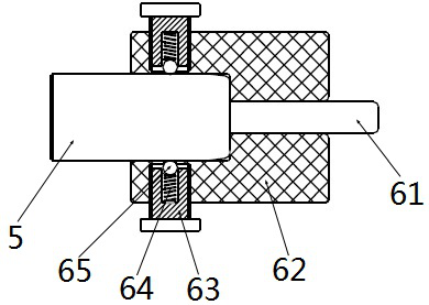 Switch cabinet static contact assembly quality detection device and detection method