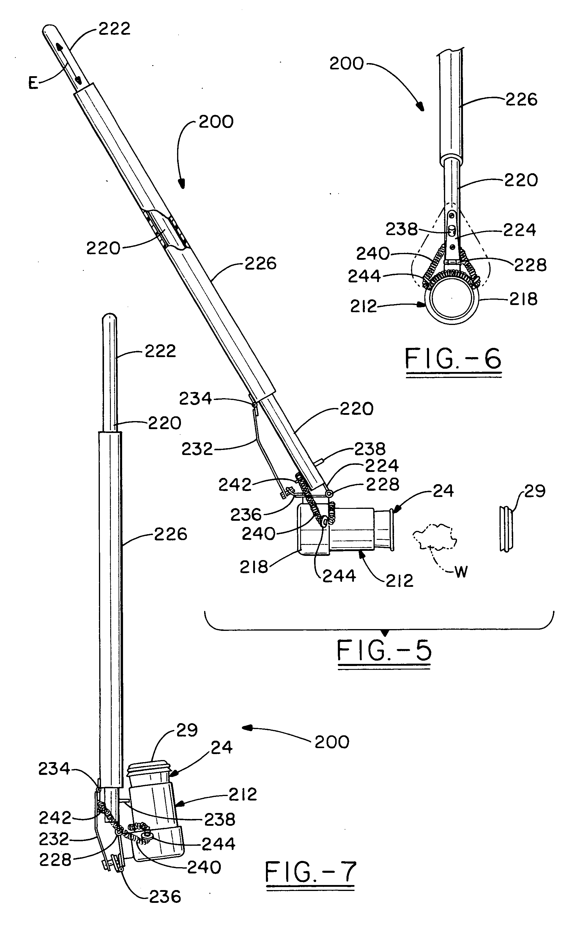 Waste collection devices