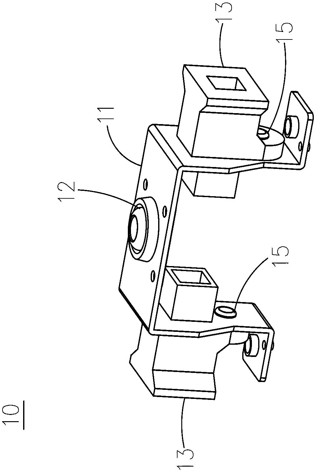 Motor bracket riveting machine