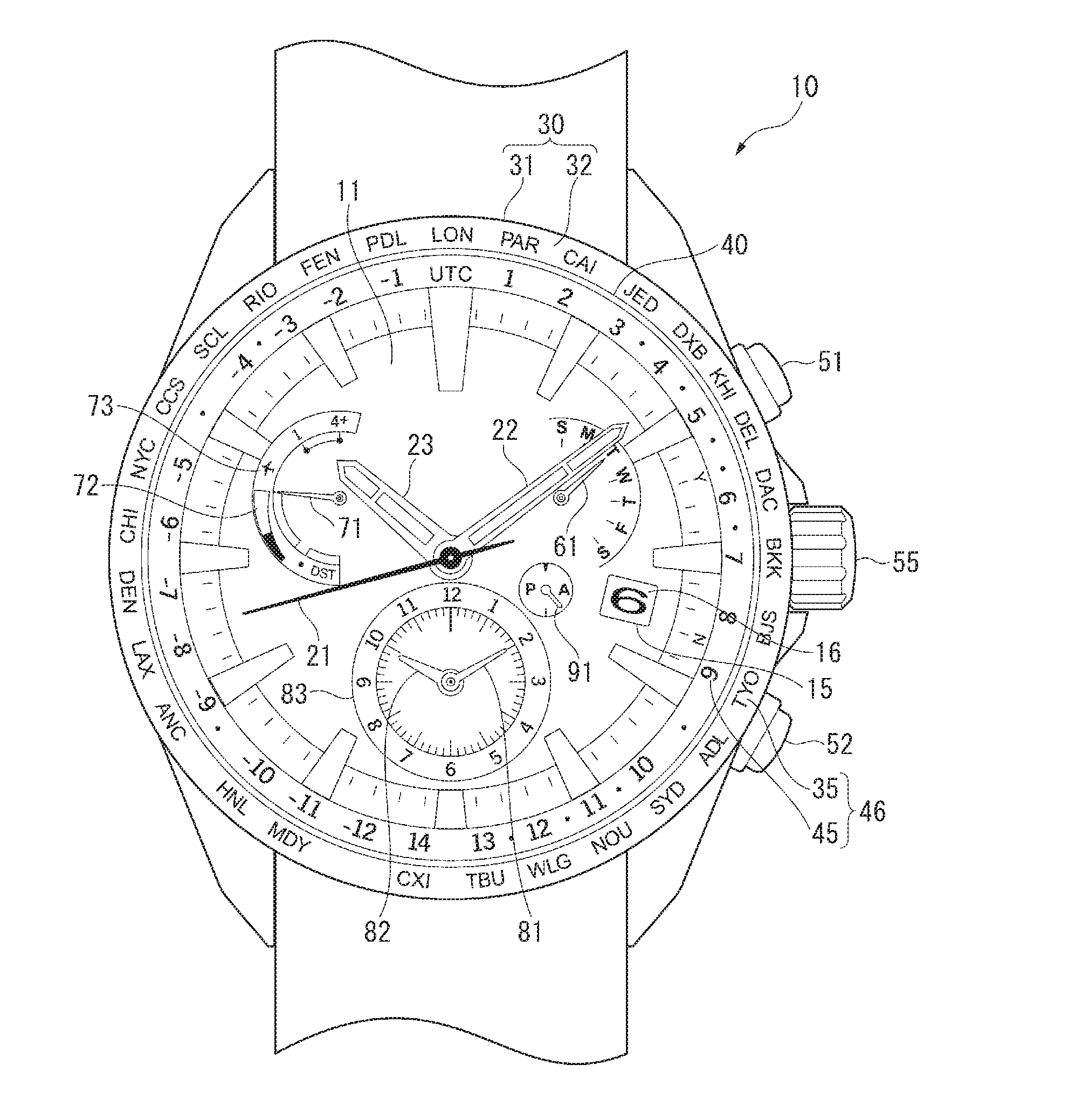 Electronic Device, Time Correction Method, and Time Correction Program