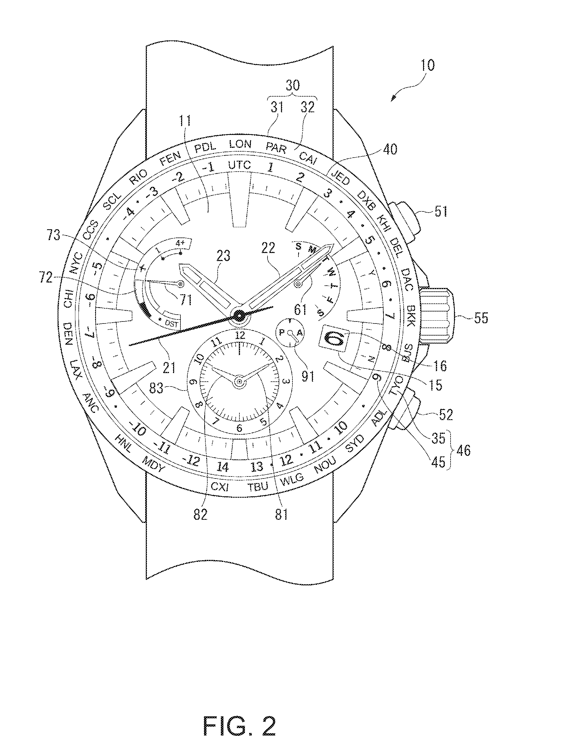 Electronic Device, Time Correction Method, and Time Correction Program