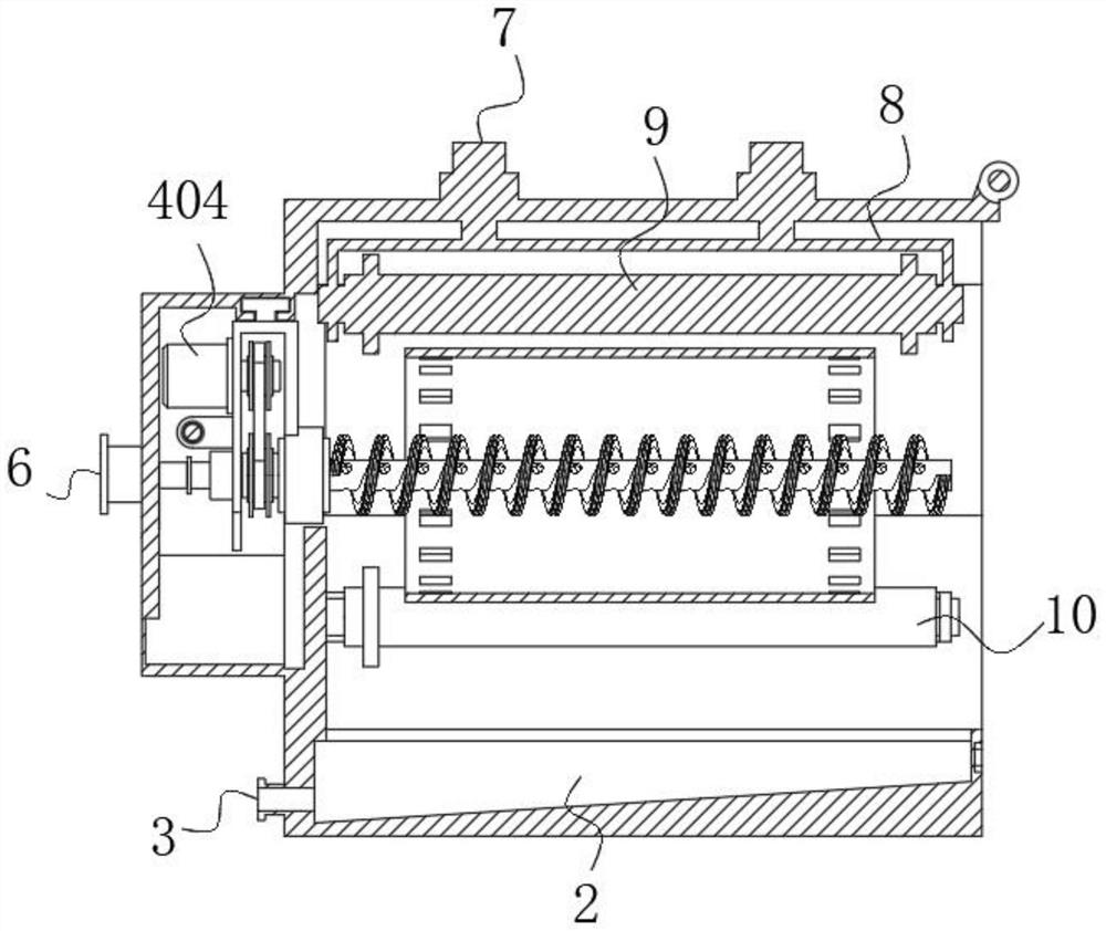 Cleaning device with good cleaning effect for electronic hardware shell production