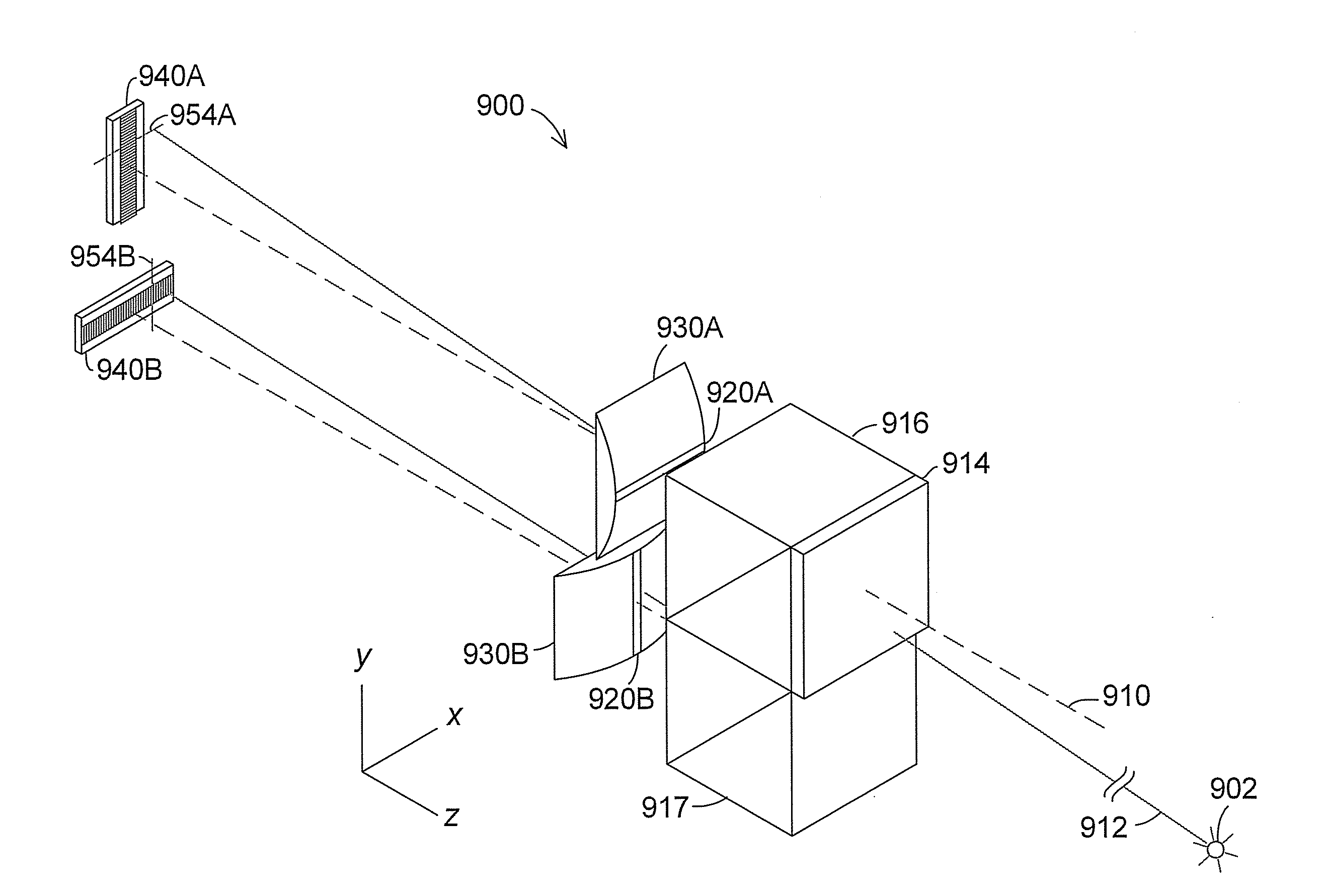 Camera based six degree-of-freedom target measuring and target tracking device with rotatable mirror